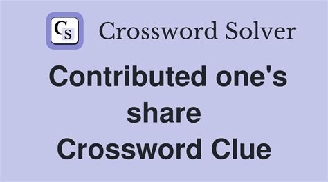 share crossword clue|assign a share crossword clue.